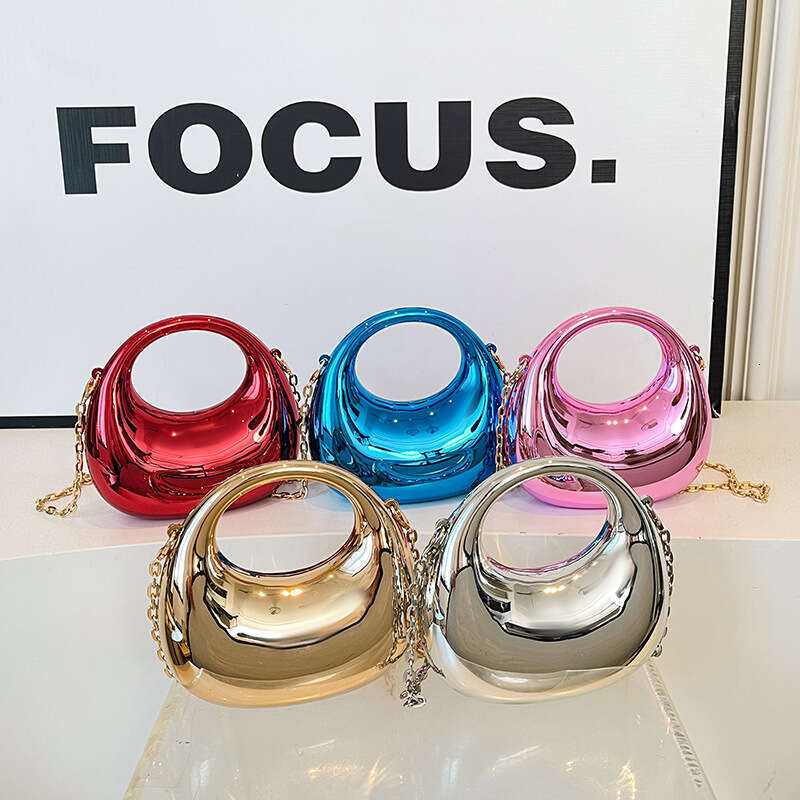Acrylic Dumpling Women's 2025 New Fashion Niche Chain Shoulder Mini Crossbody Box Bag