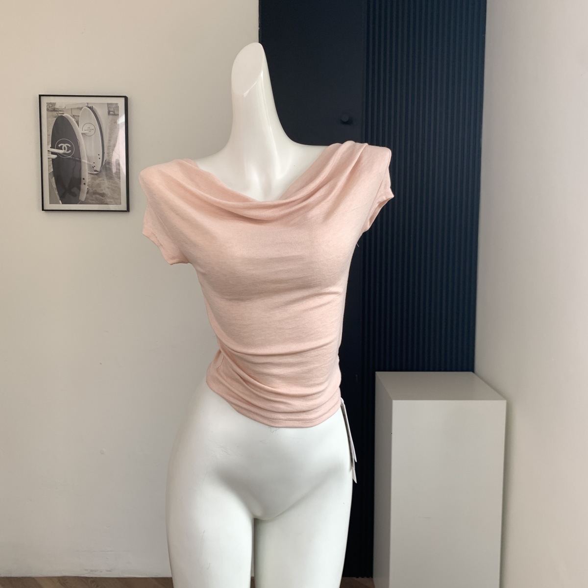 Summer New Women S T Shirt Beauty Daily Lyocell Barely There Tencel Wool Asymmetrical Pure Desire Slim Fit Short Sleeve T Shirt Summer New Designer T 
