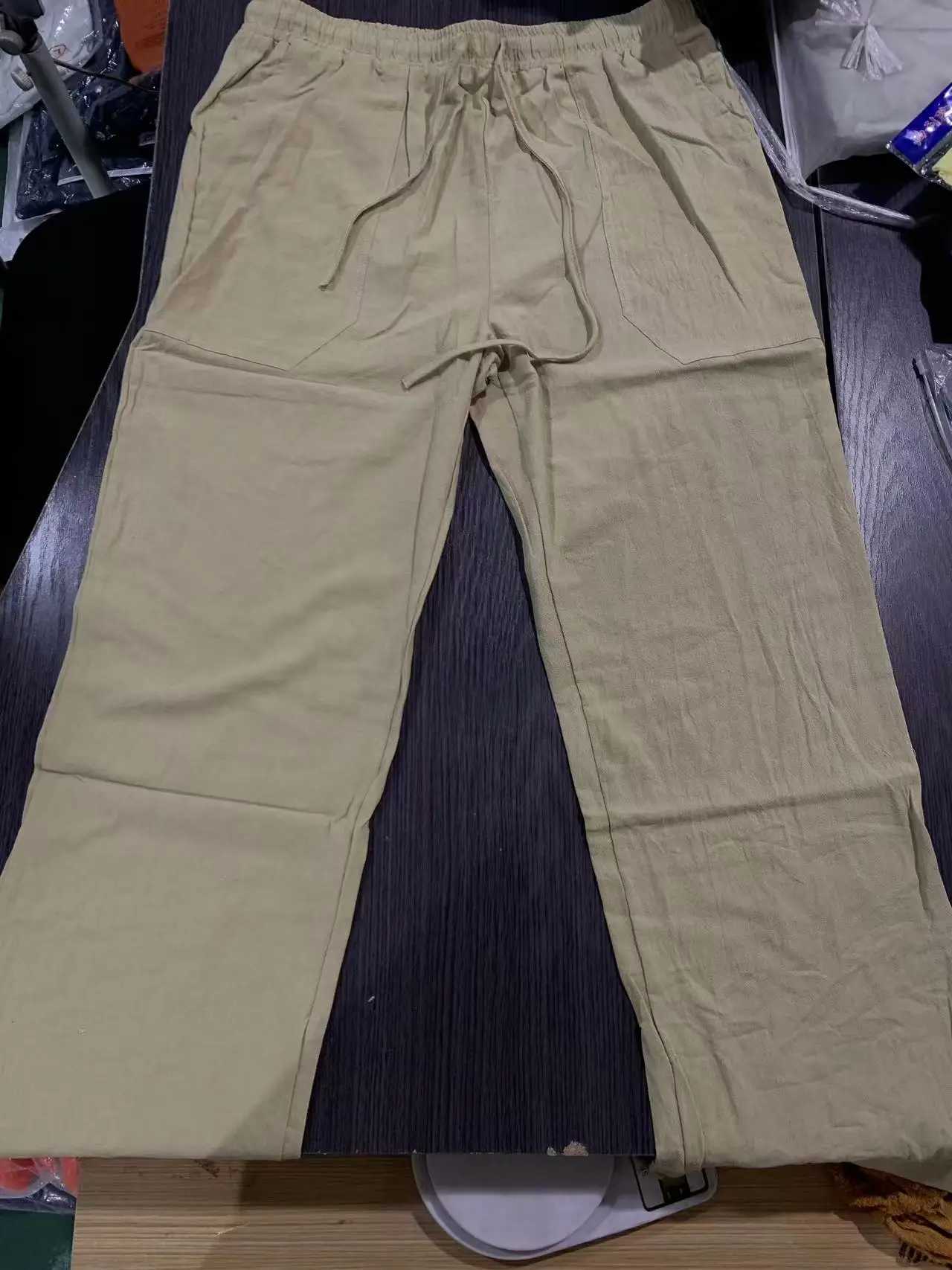 Mens Linen Pants Linen Pants for Men Loose Straight Pants Cotton Linen Cotton Linen Men Pants Linen Loose Linen Pants y250716