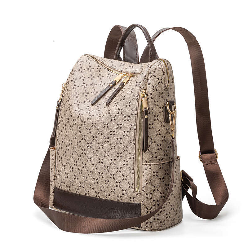 Women's New Simple Casual Backpack Outdoor Travel Large Capacity Shoulder Bag