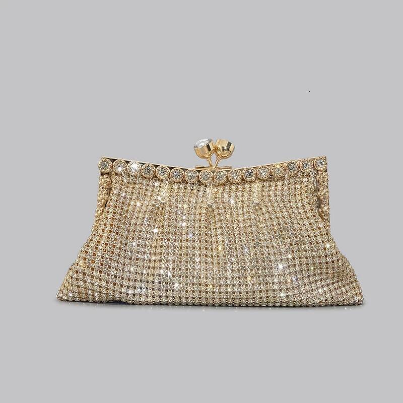 Fashion Rhinestone Clutch Bag For Women Shinny Dias Evening Party Purses