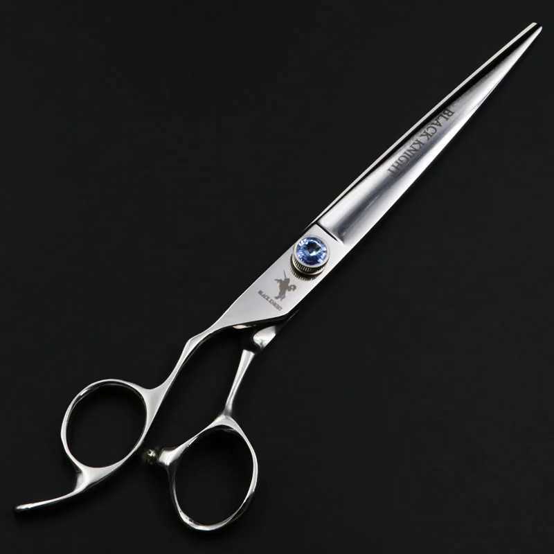 6/7/8 Inch Black Knight Professional Hair Scissors Left Handed Scissors Barber Sets Shears Hairdressing Salon Tools W250716