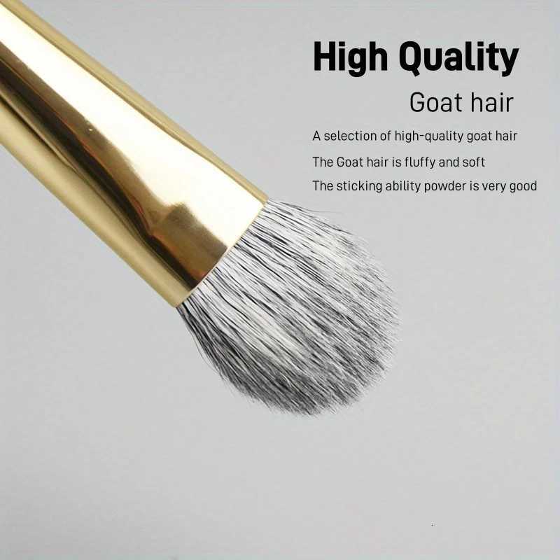 Natural Hair Blush Brush Face Detail Shadow Makeup Brushes Goat Hairs Blusher Bronzer Pro Essential Cosmetic Tools XJ2500716