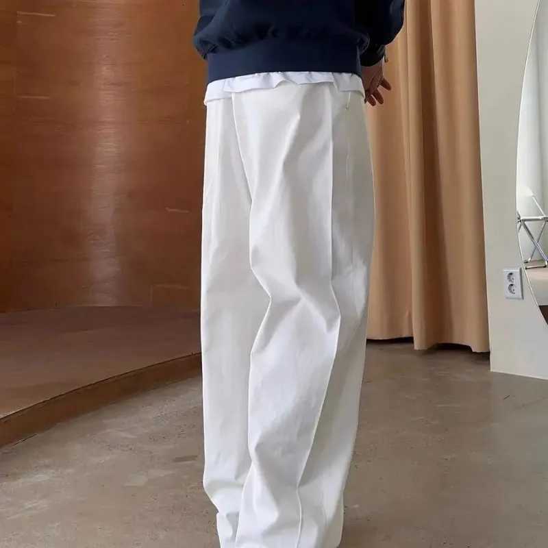 100% Silk Trousers for Men Thin Cooling Straight Summer Tailoring Cool Office Business Casual Pants Man Long XXXL Plus Size Big y250716