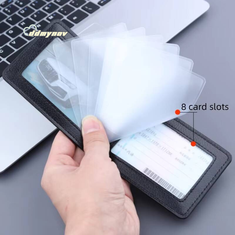 1/2/3/4card slots Pu Leather Driver License Holder On Cover For Car Driving Documents Business Id Pass Certificate Folder Wallet ddmynov