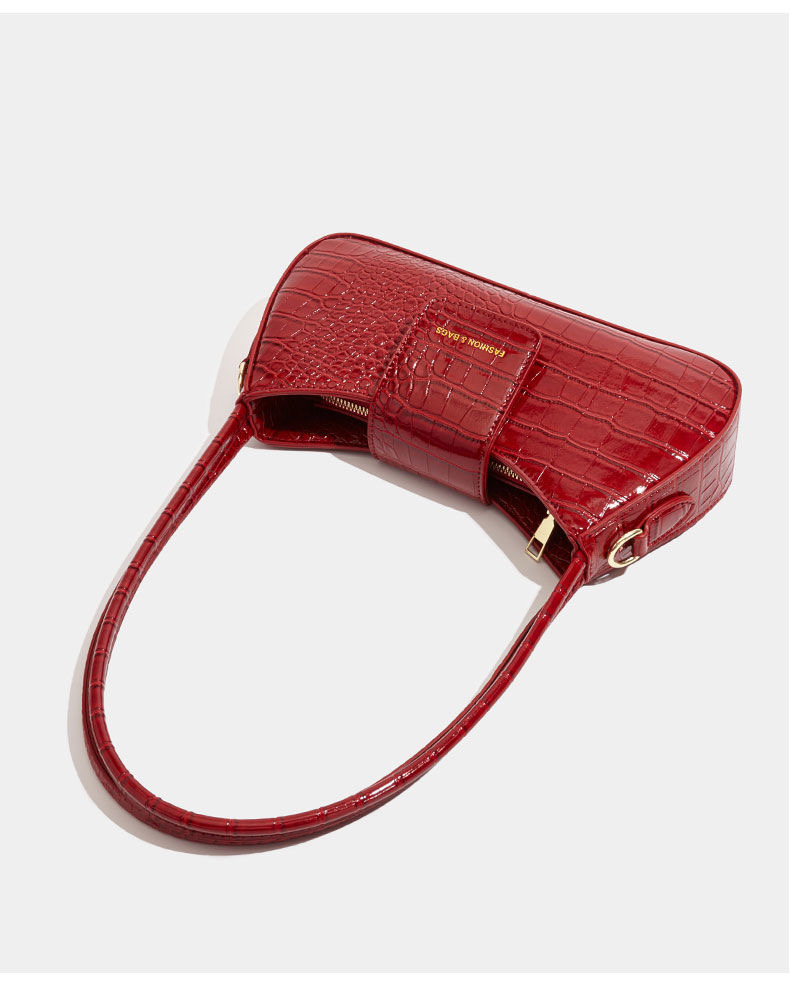 Luxury bag fashion low-key 2025 new high sense commuter handbag all kinds of cross-body classic baguette bag small original bowling bag8888