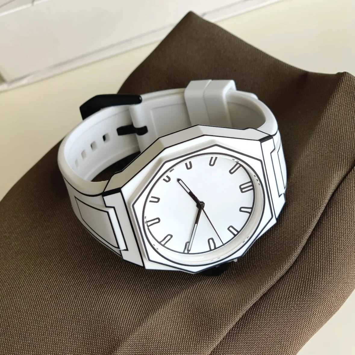 Mens and Womens Dimension Style Manga Enthusiasts Skeh Skin Friendly Sile Str Waterproof Quartz Y250715