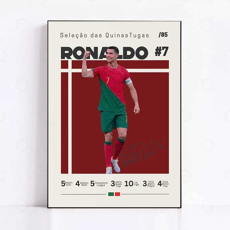 C-Cristiano Football Star R-RRonaldo Posters and Prints Canvas Printing Modern Wall Art Picture for Living Room Home Decor Gifts W250716