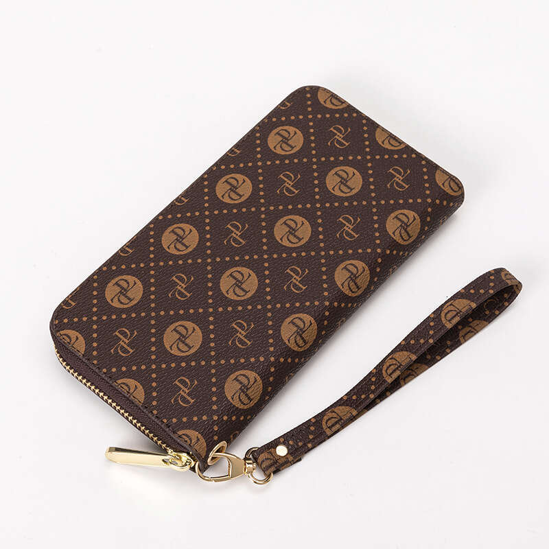 Long Wallet for Women with Zipper Card Holder, Fashionable Simple Large Capacity Clutch, Coin and Phone Bag