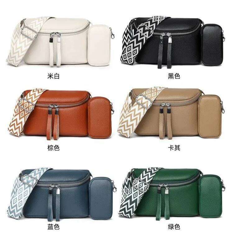 100% Genuine Woman Chest High Quality Cow Leather Women's Crossbody Bag With Small Purse Female Handbags Waist Bags