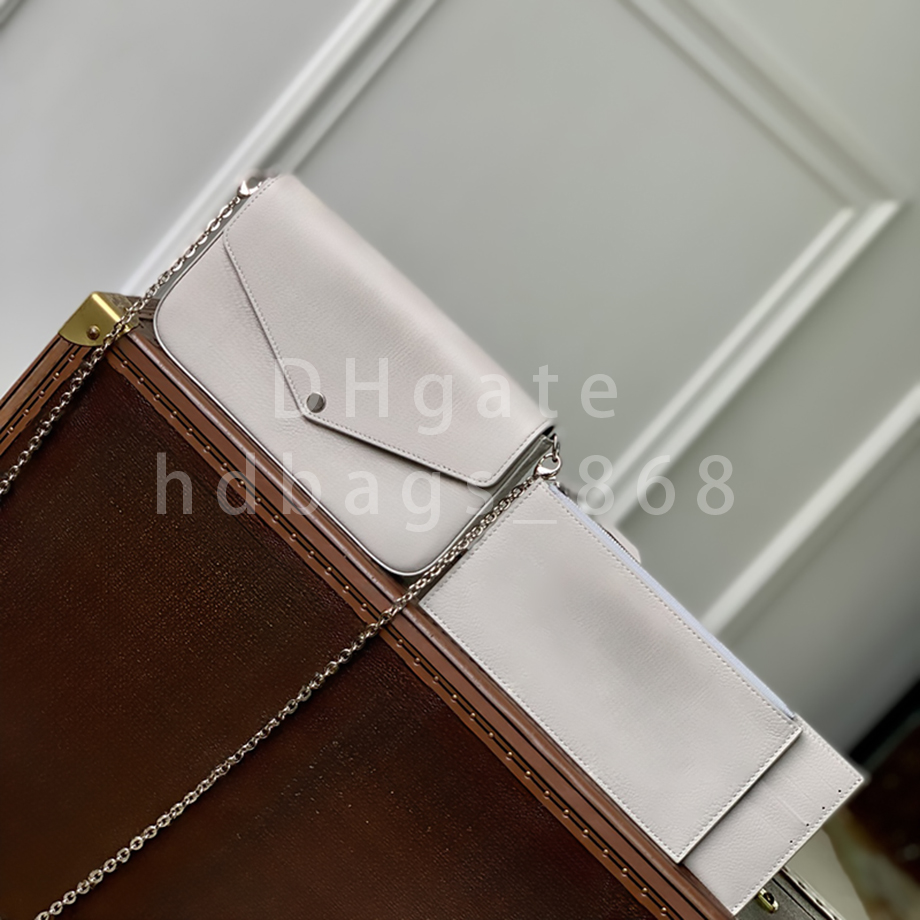 Pochette Felicie Chain bag 20A Quality Designer Wallet Flap Handbag Fashion Shoulder bag Calfskin 21CM with Box LP06A2