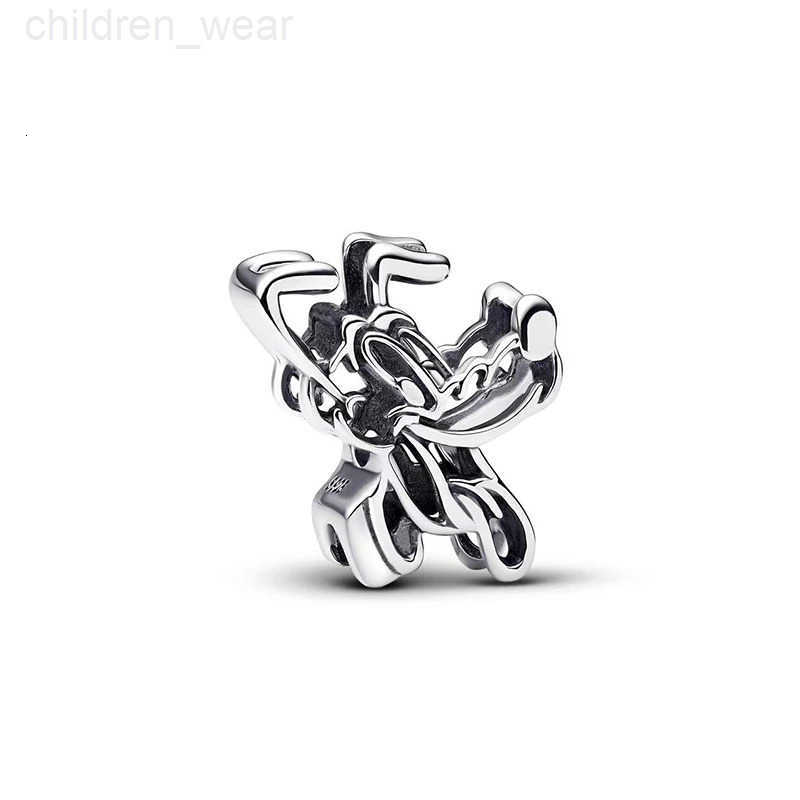 Disney 925 Silver Disney 2025 New in Stitch Shape Charm Beads Fits Original Bracelet Bangle Necklace For Women Luxury DIY Jewelry Gifts W20250716