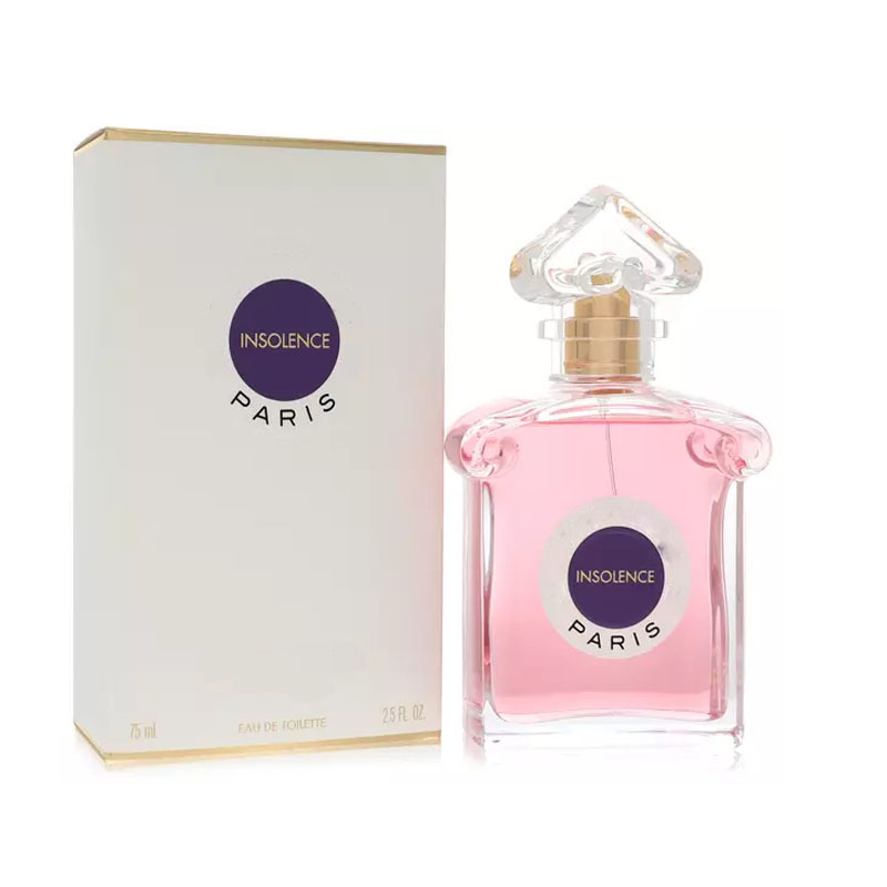 Ladies Perfume 75 ML Women EDT Body Spray Cologne INSOLENCE Natural Long Lasting Pleasant Fragrance Charming Scent for Gift 2.5 FL.OZ EAU DE TOILETTE Fast Ship