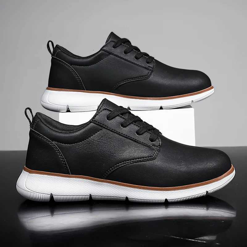 2025 New Plus-size Casual Shoes Mens New Microfiber Leather Casual Shoes Retro Casual Shoes W250716