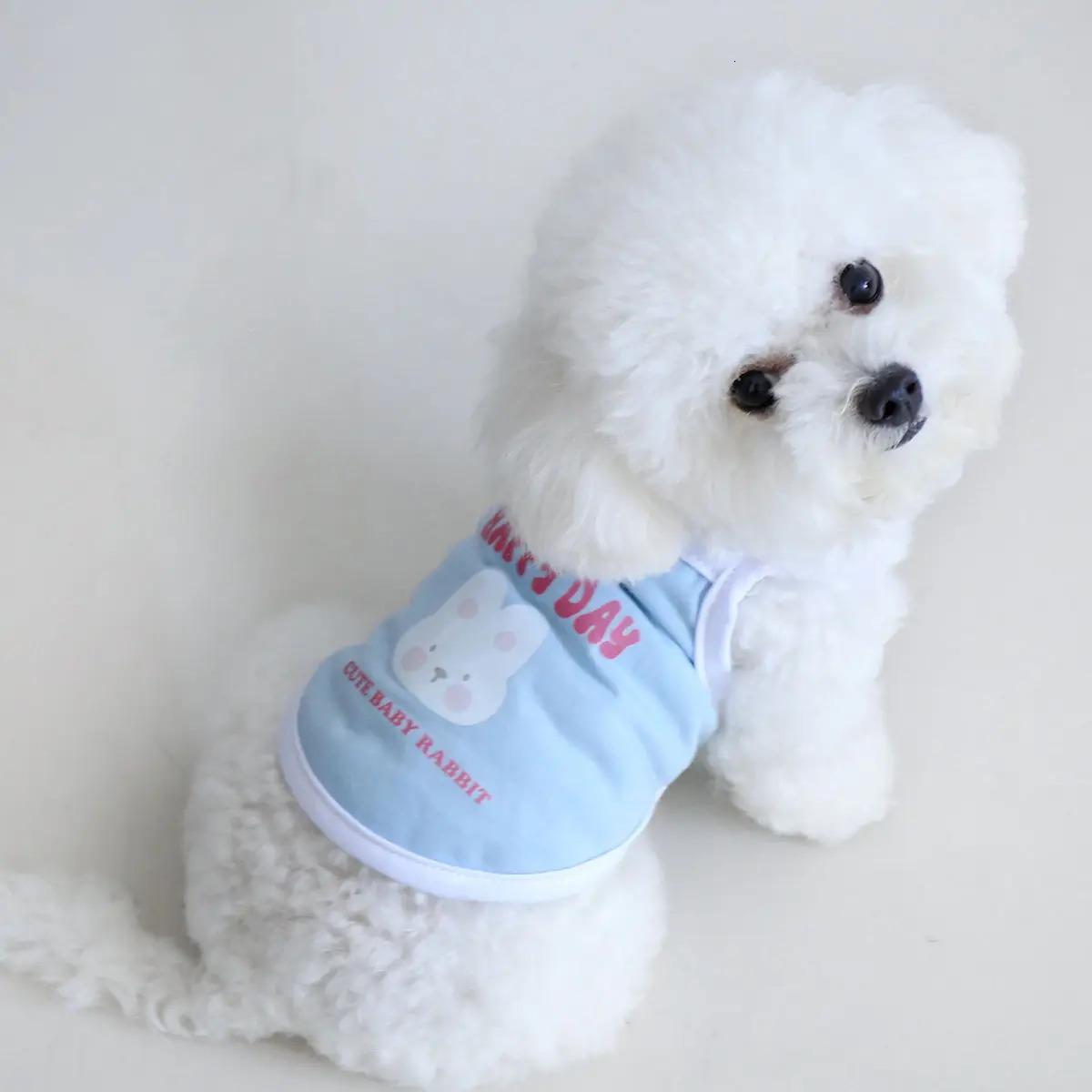 Original Spring and Summer Cat Dog Clothing Thin Cute Print Stylish Macaron Color Sweatshirt Camisole Vest Style SMA 250711