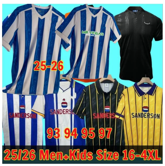 25 26 SheffieldS WednesdayS soccer jerseys 2025 2026 Will Vaulks Callum Paterson Michael Smith Tyreeq Bakinson Mallik Wilks football shirts 93 94 95