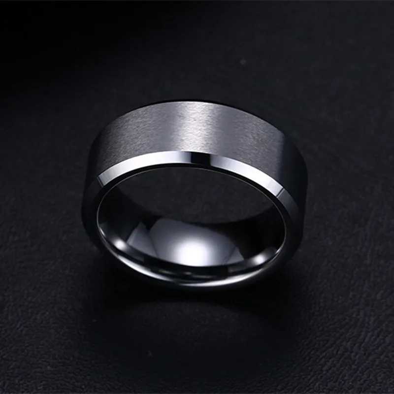 2021 Fashion Charm Jewelry ring men stainless steel Black Rings For Women S250716