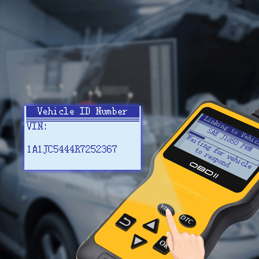 V310 Professional OBD Code Readers Scan Tool OBDII/EOBD Car Engine Fault Code Reader Diagnostic Tool for all 1996 and Newer Car