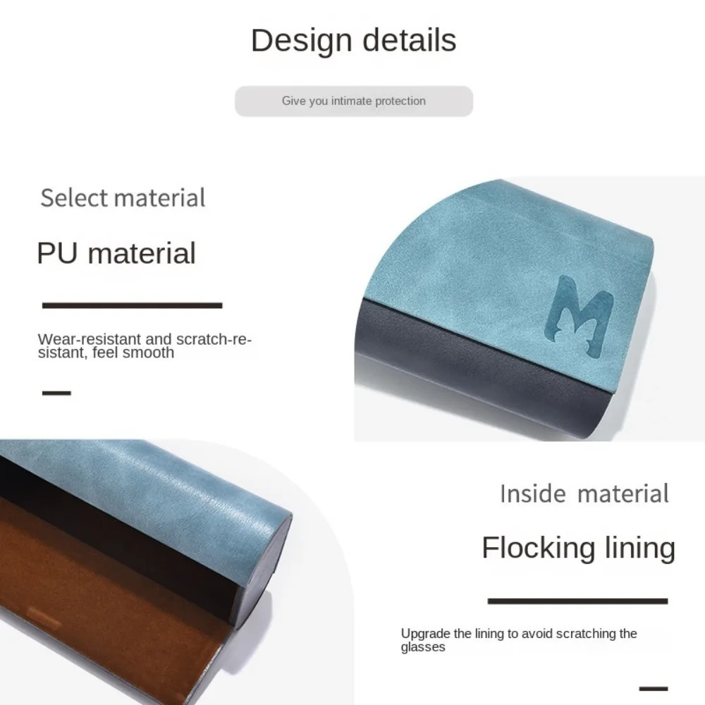 Dual- Glasses Case Double Eyeglasses Case For 2 Pair Eyeglasses Holder Portable Glasses Case Double Layer Glasses Case 250715