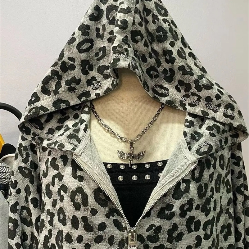 Y2k Hoodie Winter 90s Women Zip Up Hoodies Letter Punk Oversized Tops Kawaii Sweet Girl Hoody Gothic Sweatshirt 250715