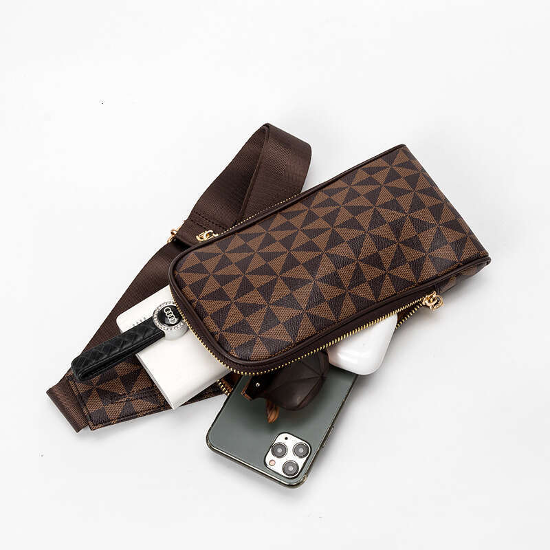 Lacel Urwebin Designer bag Cross Body Korean Fashion Bags Casual Small Unisex Monogram Cashier Thin Chest Phone Bag