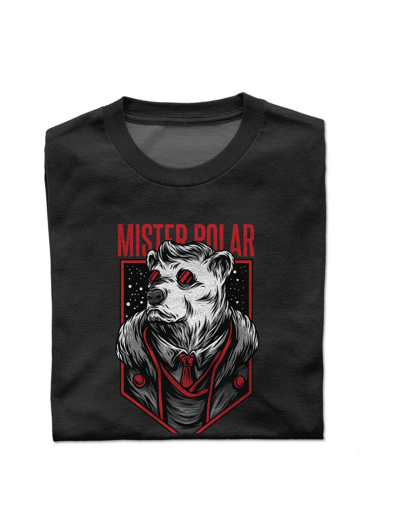 T Shirts White black Round collar Cotton Men S-3XL Wolf Short sleeve Wed f5 i
