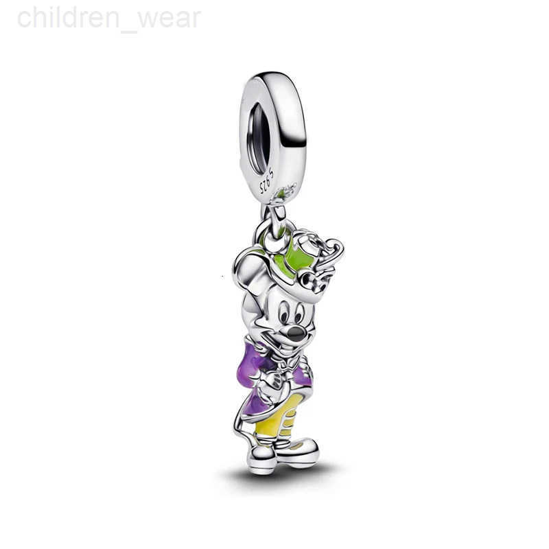 Disney Disney New Stitch Mickey Minnie Pendant Charm Beads Fits Bracelets Bangle Necklace Women Luxury DIY Jewelry Party Festival Gifts W20250716