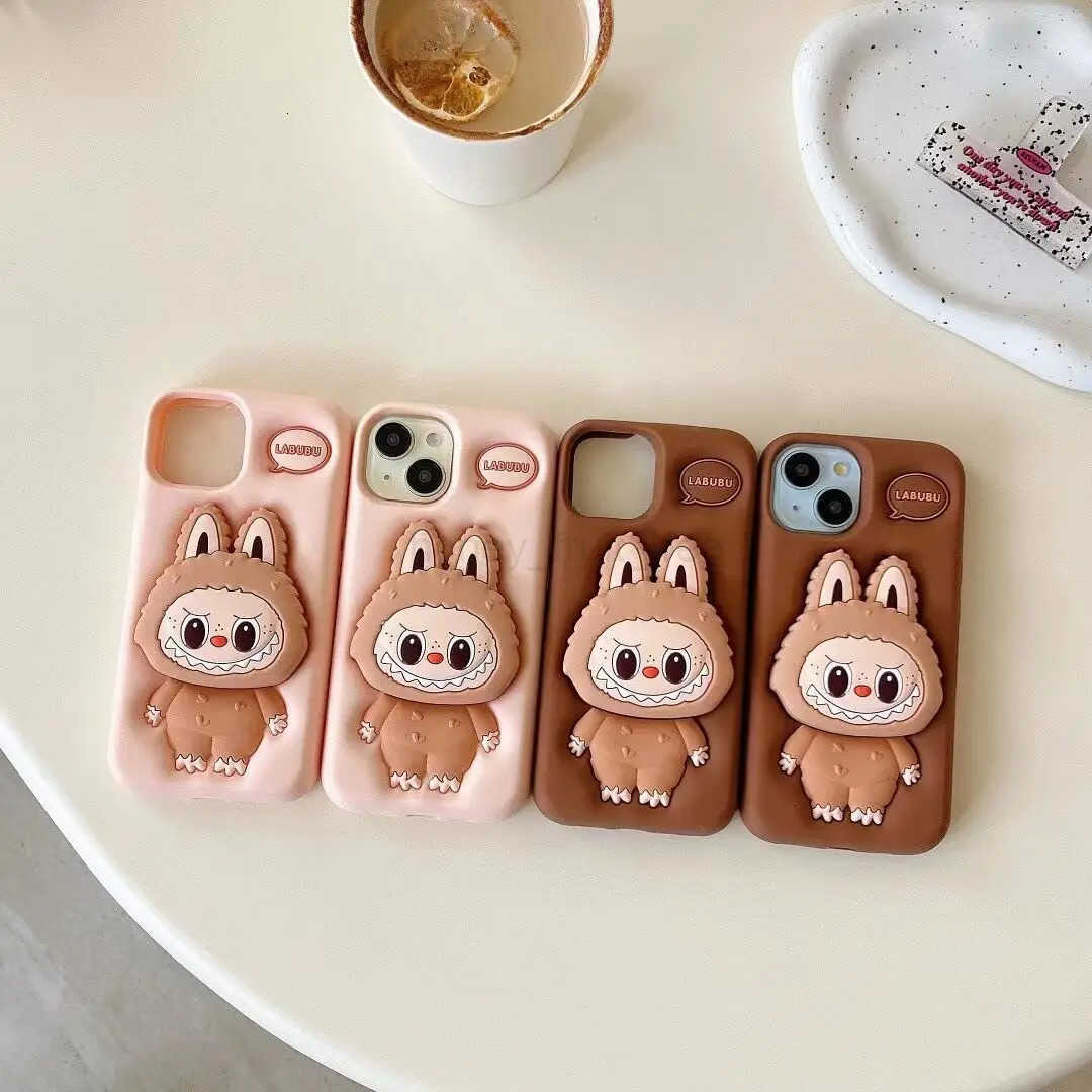 Cute Monster Doll Phone Case Cover for iPhone 11 12 13 14 15 16 Pro Max Shockproof Case for iPhone 16 Pro Max T250716