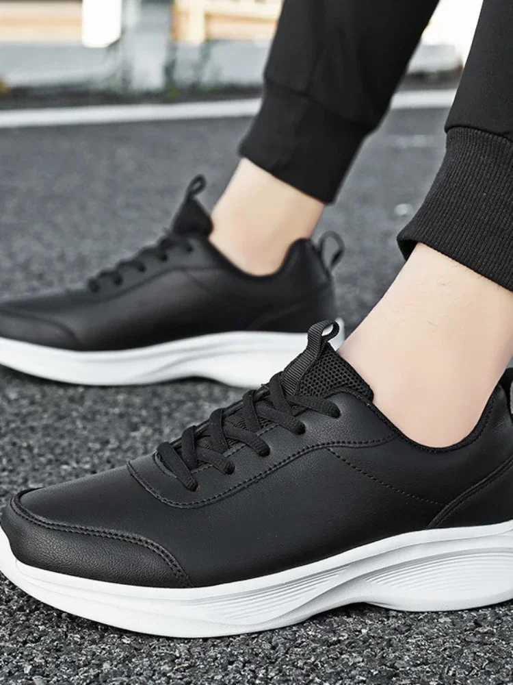 2024 Autumn Women Men Shoes PU Leather Mens Sneakers Non-slip Casual Footwear Trainer Men Tennis Shoes Zapatillas Hombre W250716