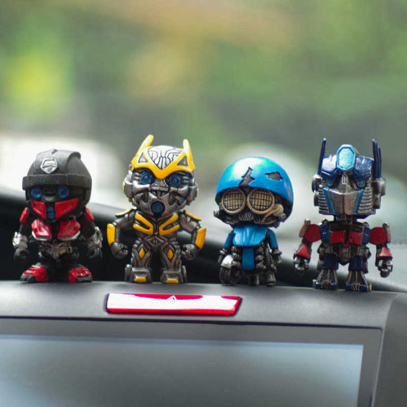 Transformers Optimus Prime Bumblebee Car Figurine Ornament Car Interior Decoration High-end Mens Personality S25716