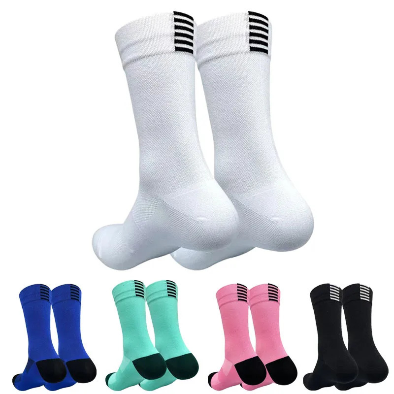 4 Pairs Cycling Socks Men Breathable Mesh Bike Sock Summer Solid Running Quick Dry Mid Tube Sports Racing Road Bicycle Socks MTB 250715