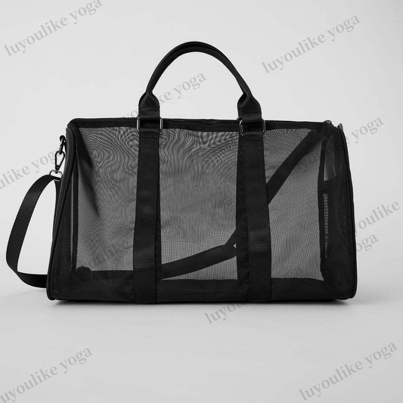 O630 Transparent Sports Duffel Bag for Women Versatile Yoga and Gym Bag with Adjustable Shoulder Strap