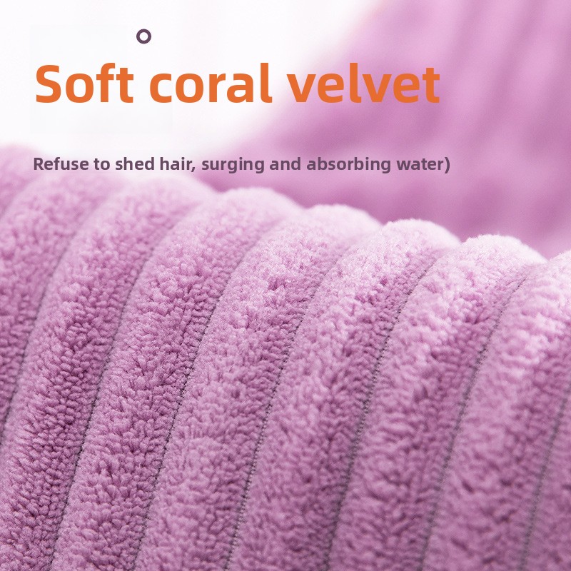 5-piece pack New dry hair cap thickened female absorbent head towel shampoo ultra-fine dimensional thickened shower cap strong water absorption