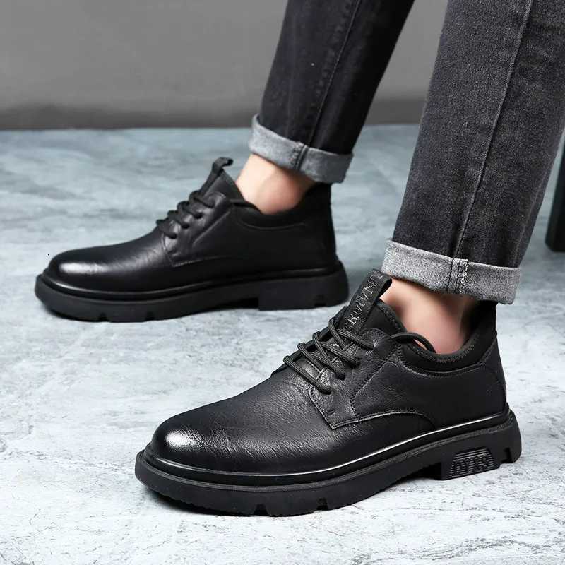 Business Men Oxford Leather Elevator Shoes Lift Sole Man Height Increase Insole 6CM Office Daily Life British W250716