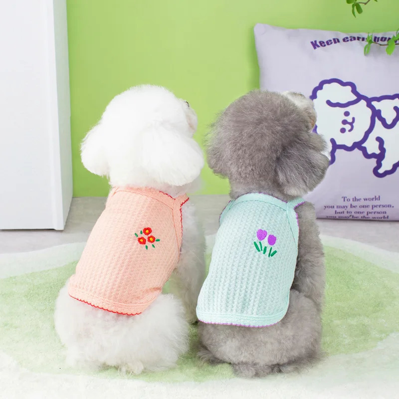 1PC Summer Thin Strap Bichon Bear Teddy Yorkshire Cat Small Dog Pet Clothing Supplies Soft And Breathable 250711