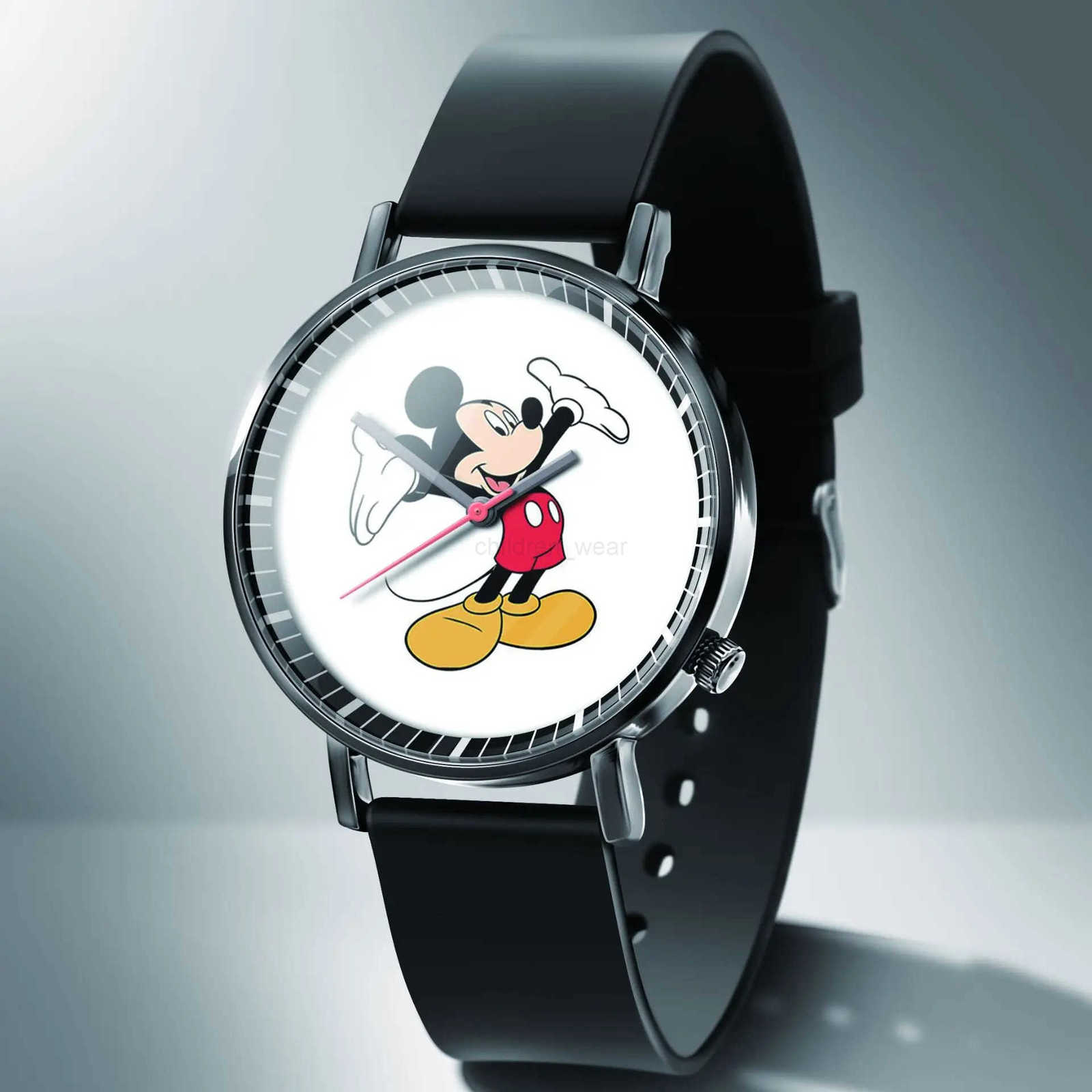 Disney Mickey Minnie Mouse Girl Boy Childrens Kids Watch Women Cute Male Female Couple Wrist Watches Birthday Gifts W20250716