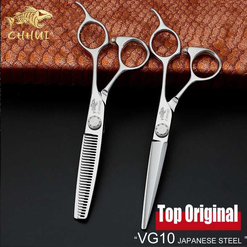 CHHUI Hair Scissors Professional High Quality Japanese Vg10 Steel 6.0 Inch Hairdressing Scissors Set Barber Tools Salon Shears W250716