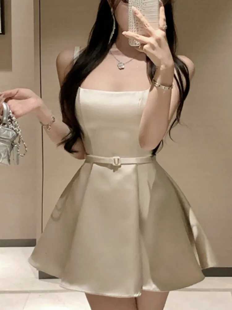 Elegant Champagne Birthday Graduation Mini Dresses Summer A-Line Party Wedding Guest Dress Chic Ball Gown Clothing R250716