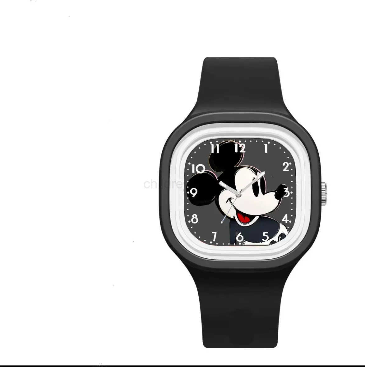Disney Mickey Minnie Mouse Children Watches Kids Boy Girl Cute Anime Cartoon Primary School Student Fashion Watch Birthday Gift W20250716