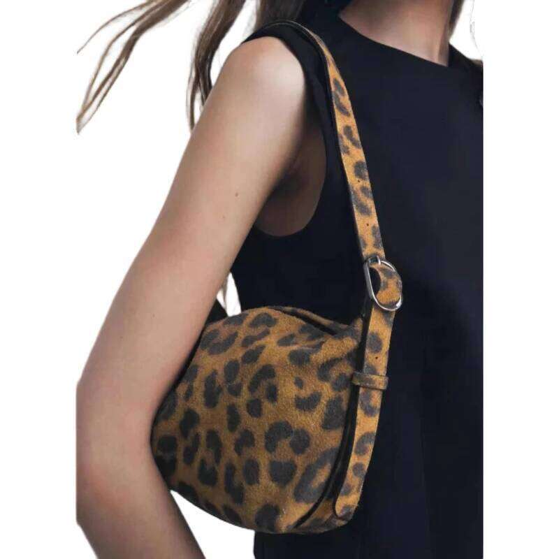 Fashion Leopard Shoulder Bag Women High Quality Famous Brands Designer Handbag 2025 Trend Exquisite Casual Female Bags