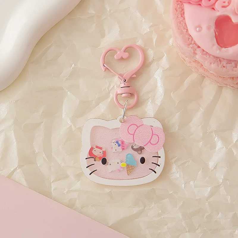Sanrio Hello Kitty Keychain Sanrio Kawaii Anime Doll Pendant Decoration Funny Cartoon Keyring Jewelry Ornament Accessories Gift Toysw250716