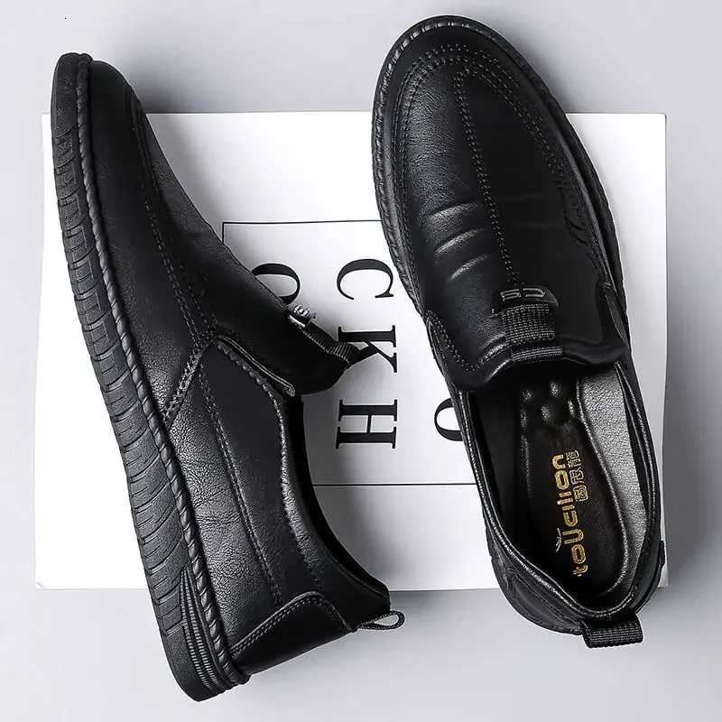 Slip-on Man Casual Shoe Round Toe Free Delivery Shipping Classic Leather Loafers Shoes for Men Original Cheap Clearance Designer W250716