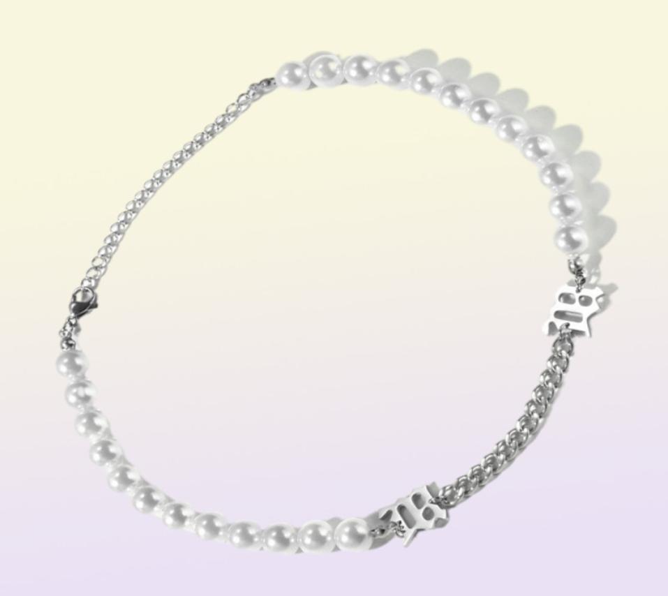 pearl choker necklace for women luxury designer pearls cuban link chain necklaces ins fashion hip hop necklace hip hop jewelry 8242492