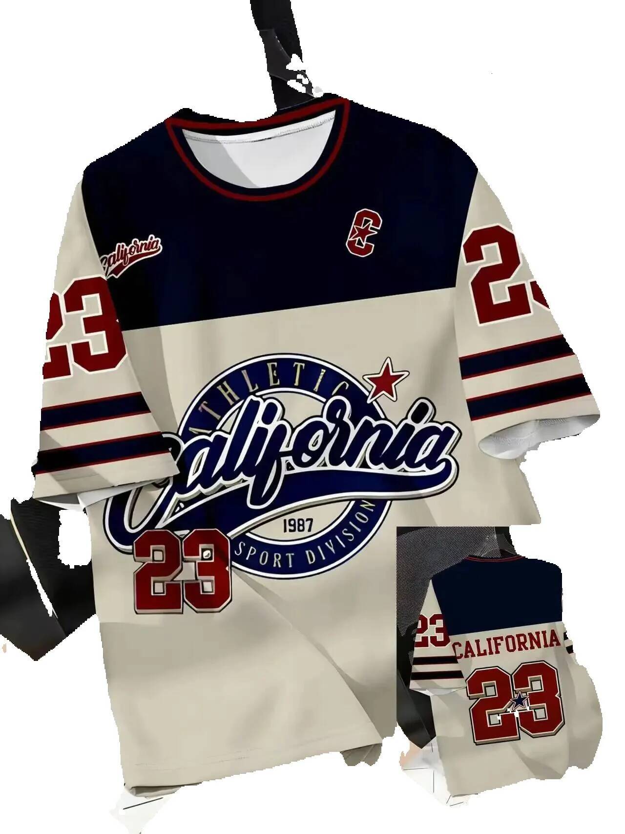 Summer 2025 new casual and comfortable men's t-shirt, personalized fashion with 3D letter print