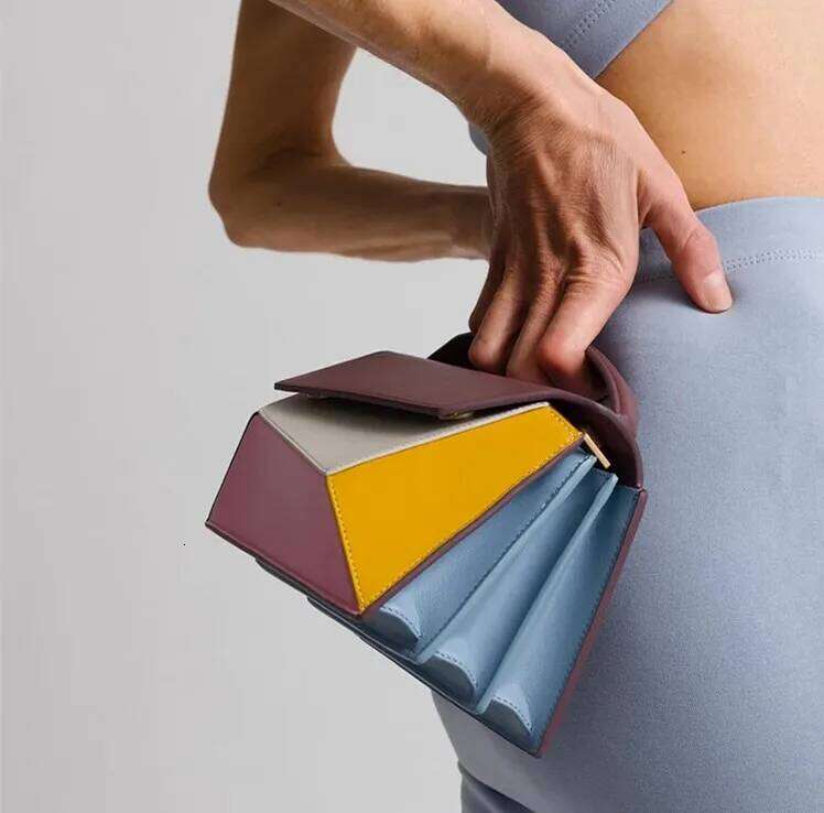 Fashion Woman Shoulder Bag Geometric Crossbody Handbags Bolsas Female PU Leather Brand Designer Tote Bucket Purse