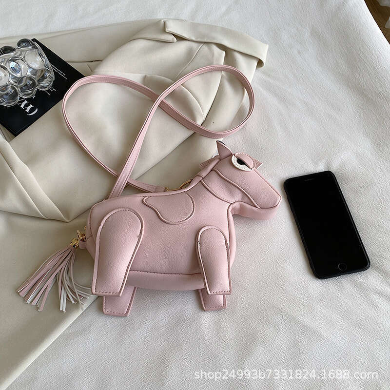 Unique Small New 2025 Soft Girl Cartoon Doll Ugly Cute Single Shoulder Tassel Internet Celebrity Crossbody Bag