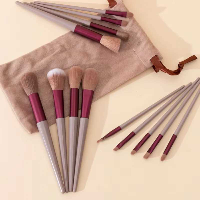 1/13PCS Soft Fluffy Makeup Brushes Set for Cosmetics Foundation Blush Powder Eyeshadow Kabuki Blending Makeup Brush Beauty Tool XJ2500716