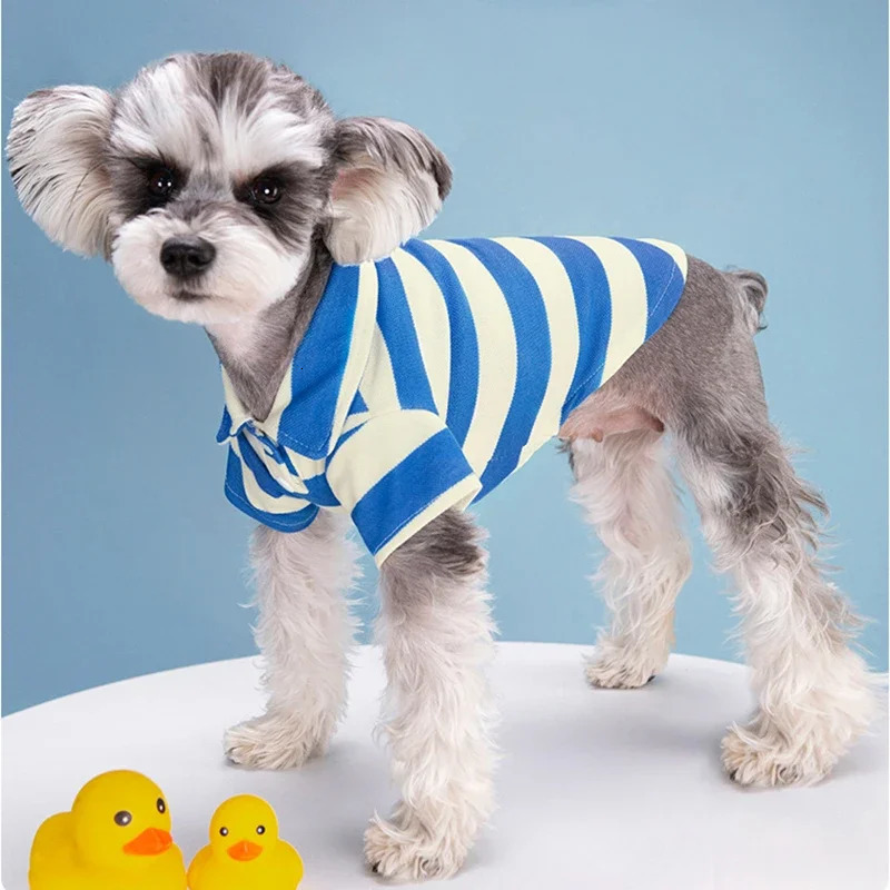 XS4XL Dog TShirts Thin Breathable Summer Clothes for Small Large Dogs Puppy Pet Cat Vest Polo Shirt Chihuahua Yorkies 250711