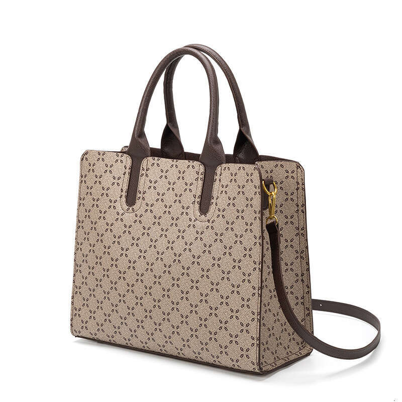 Handbag Women's Simple Commuting Shoulder Crossbody Trendy Fashion Printed Tote Bag