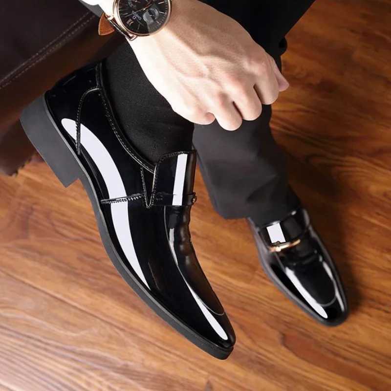 Leather Casual Social Shoe Male Business Official Cheap Liquidation Legitimate High Quality Fashion Mens Formal Shoes 39 Party Y250715